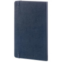 Moleskine notitieboek, ft 13 x 21 cm, gelijnd, harde cover, 240 blad, saffier