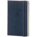 Moleskine Classic Hard Cover Ruled Pocket Notebook 9 x 14 cm 192 Pages Sapphire Blue