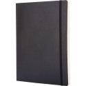 Moleskine carnet de notes, ft 19 x 25 cm, ligné, couverture flexible, 192 pages, noir