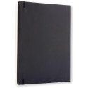 Moleskine carnet de notes, ft 19 x 25 cm, ligné, couverture flexible, 192 pages, noir