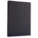 Moleskine carnet de notes, ft 19 x 25 cm, ligné, couverture flexible, 192 pages, noir