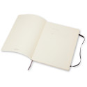 Moleskine carnet de notes, ft 19 x 25 cm, ligné, couverture flexible, 192 pages, noir