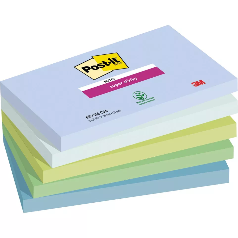 Post-it Super Sticky notes Oasis, 90...