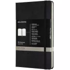Moleskine Professional Notebook A4 Ruled Hardcover 189 Pages Black