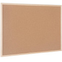 Bi-Office kurkbord met houten kader, ft 90 x 60 cm