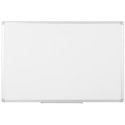 Bi-Office Earth Magnetic Whiteboard with Enamel Panel Surface and Anodized Aluminum Frame 60x45 cm