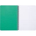 Clairefontaine FOREVER cahier spirale, recyclé, A5, 90g, 120 pages, quadrillé 5 mm, assorties