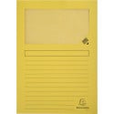 Exacompta Forever L-Shaped Card Folder A4 Yellow Pack of 25