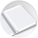 Oxford Horizons spiraalschrift, ft B5, 120 bladzijden, geruit 5 mm, geassorteerde kleuren