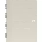 Oxford My Rec'up cahier spiralé, ft A4, 100 pages, quadrillé 5 mm, couleurs assorties
