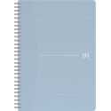 Oxford My Rec'up cahier spiralé, ft A5, 180 pages, quadrillé 5 mm, couleurs assorties