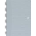 Oxford My Rec'up cahier spiralé, ft A5, 180 pages, quadrillé 5 mm, couleurs assorties