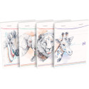 Oxford Boho Spirit carnet de notes, ft A6, 160 pages, ligné, couleurs assorties