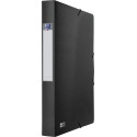 Oxford Urban Plastic Filing Box 24 x 32 cm Spine 4 cm Black