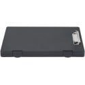MAUL Porte-bloc Lefty avec compartiment, PP A4 portrait, ouvert sur la gauche, 33.5x24.5x2.5cm noir