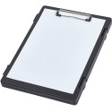 MAUL Porte-bloc Lefty avec compartiment, PP A4 portrait, ouvert sur la gauche, 33.5x24.5x2.5cm noir