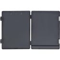 MAUL Porte-bloc Lefty avec compartiment, PP A4 portrait, ouvert sur la gauche, 33.5x24.5x2.5cm noir