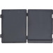 MAUL Porte-bloc Lefty avec compartiment, PP A4 portrait, ouvert sur la gauche, 33.5x24.5x2.5cm noir