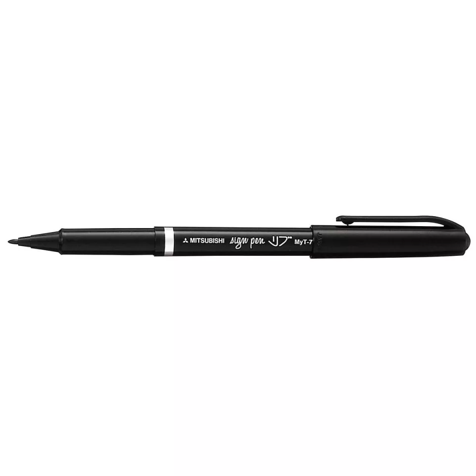 Uni-ball fineliner Sign Pen, 1mm, zwart