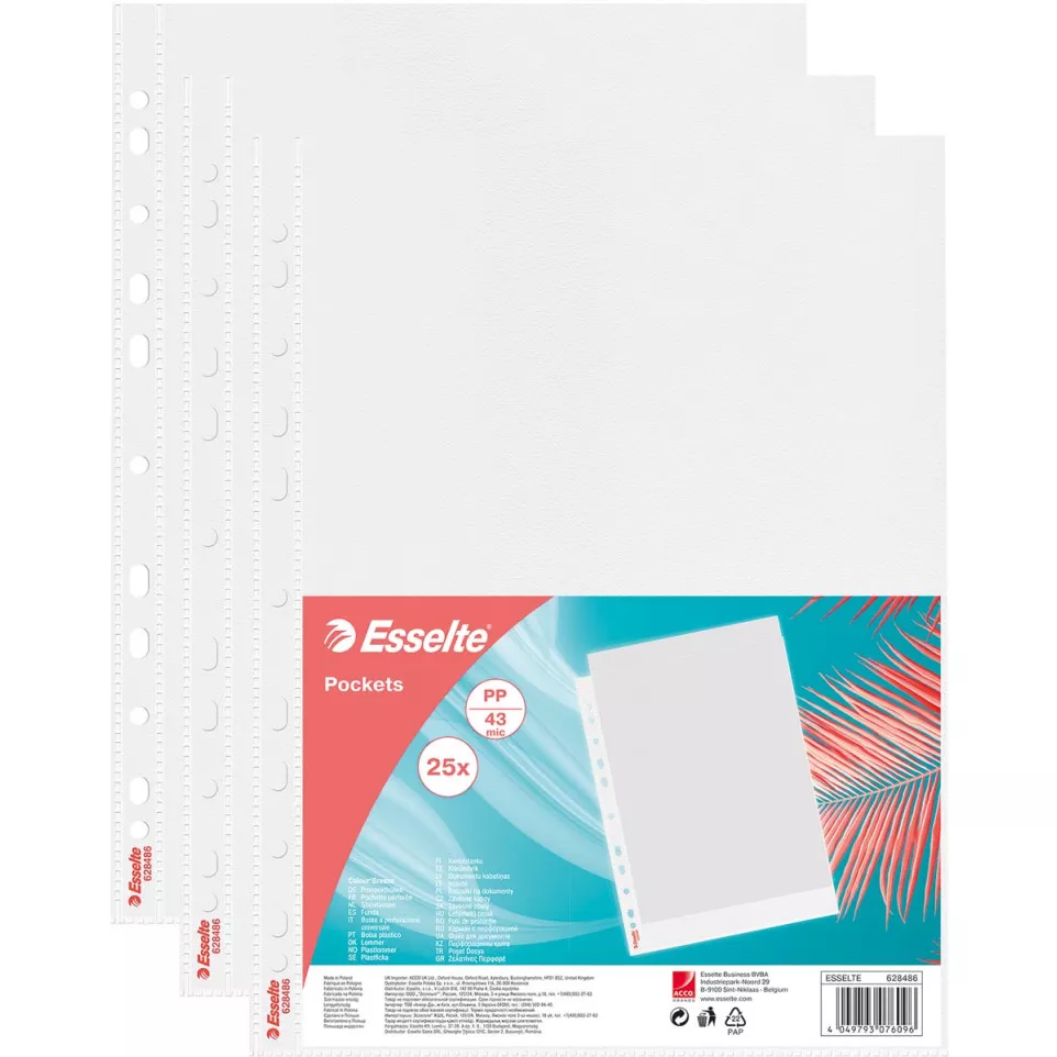 Esselte Colour'Breeze A4 Punched...
