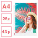Esselte Colour'Breeze A4 Punched Pocket 43 Microns Pack of 25