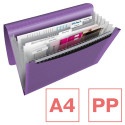 Esselte Colour'Breeze Sorter, 6 Compartments, Lavender