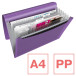 Esselte Colour'Breeze Sorter, 6 Compartments, Lavender