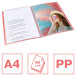Esselte Colour'Breeze protège-documents, ft A4, corail