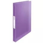 Esselte Colour'Breeze 4-Ring A4 Soft Cover Ring Binder Lavender
