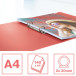 Esselte Colour'Breeze classeur à anneaux, 2 anneaux, PP, ft A4, avec farde souple, corail