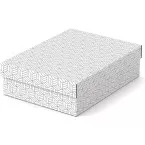 Esselte Home boîte à archives/cadeau,  ft 26,5 x 36 x 10 cm, blanc, paquet de 3 pièces