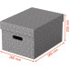 Esselte Home Archive Box 26.5 x 36.5 x 20.5 cm Grey Pack of 3