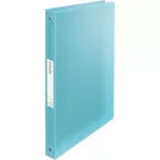 Esselte Colour'Breeze ringmap, 4 ringen, PP, ft A4, met soepele kaft, blauw