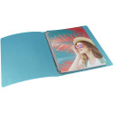 Esselte Colour'Breeze classeur à anneaux, 4 anneaux, PP, ft A4, avec farde souple, bleu