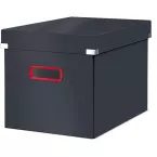 Leitz Cosy Click & Store cube boîte de classement grande, gris