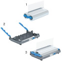 GBC rouleau de plastification rechargeable Foton 30, 75 microns, brillant, jusqu'à 250 documentens A4