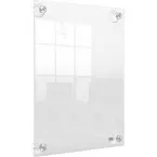 Nobo Premium Plus Acrylic Notice Board Removable Wall Mounted A4 Size