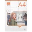 Nobo Premium Plus Acrylic Display Board with Stand A4