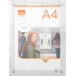 Nobo Premium Plus Acrylic Wall Mounted Notice Board A4