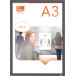 Nobo cadre porte-affiche Impression Pro, noir, ft A3