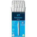 Schneider Reco Ballpoint Pen, Medium Tip, White