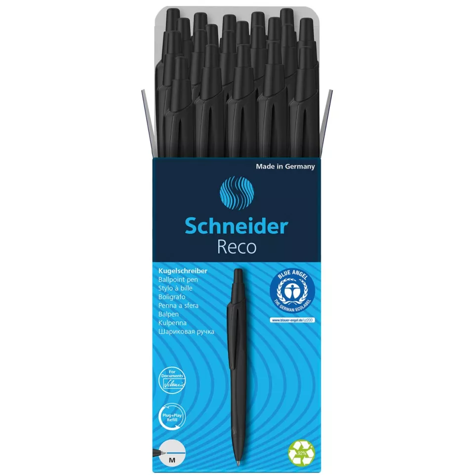 Schneider balpen Reco, medium, zwart