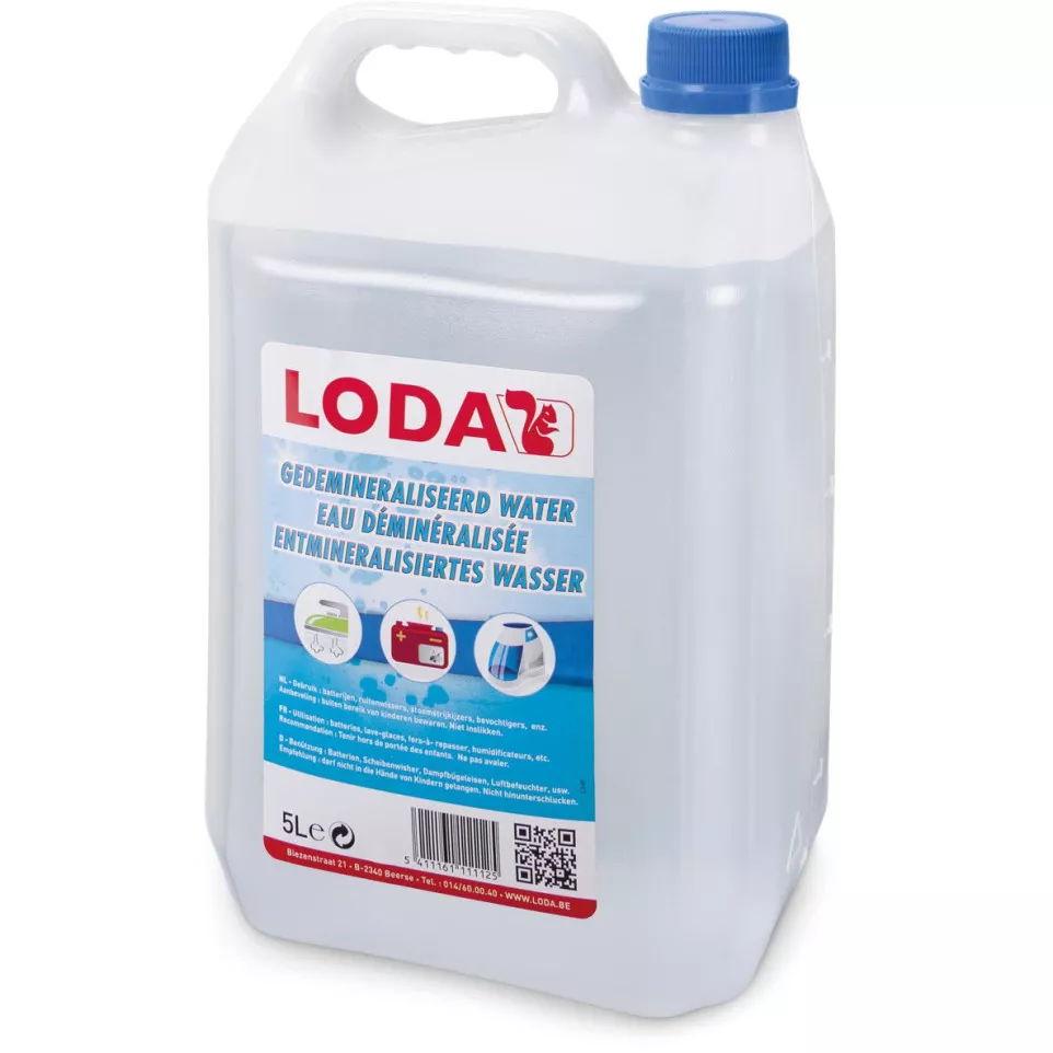 LODA eau déminéralisée, bouteille de 5 l