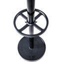 MAUL kapstok Nubis metaal, hoogte 175 cm, 20 ophanghaken met parapluhouder, zwart RAL9004