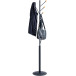 MAUL Aura Coat Rack, height 180cm, 4 hooks, black RAL9004