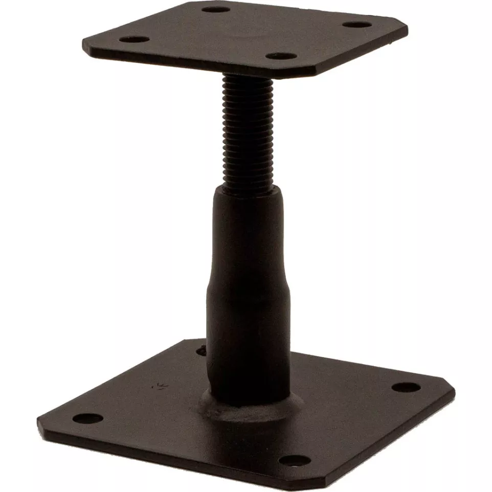 Adjustable Black Post Base 100/150...