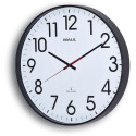 MAULclimb wandklok, radiogestuurd, diameter 47 x 5,5 cm, zwart