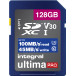Integral geheugenkaart SDXC V30,  128 GB