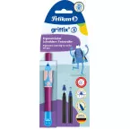 Pelikan Griffix Ink Pen Right-Handed Blister Pack Lilac Blue