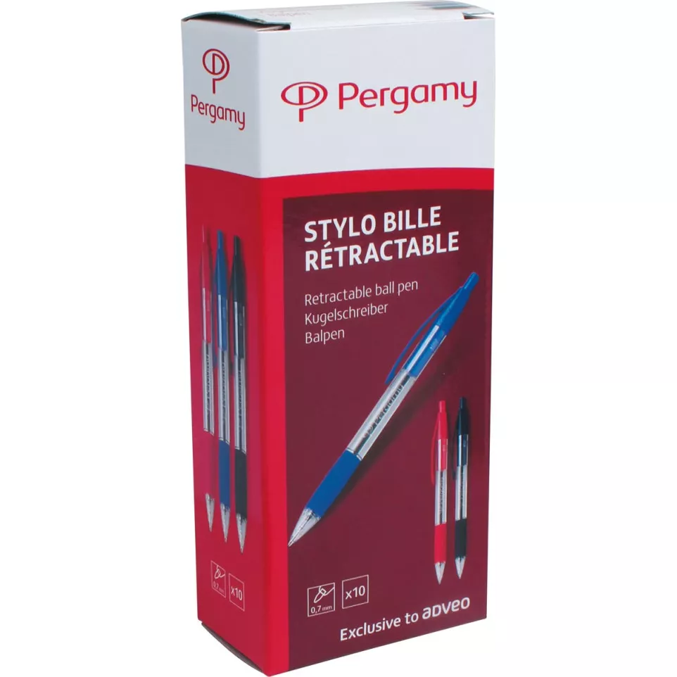 Pergamy balpen Retract, medium punt,...